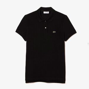 (NWOT) Lacoste Classic Petit Piqué Polo - Black - Women's XS / Size 32
